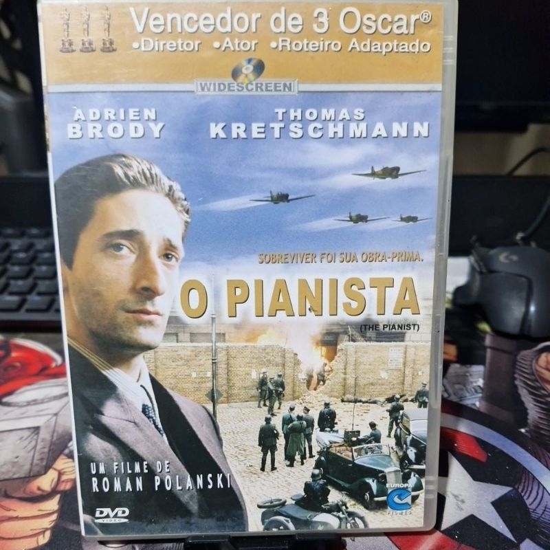Dvd O Pianista, Um Plano Brilhante e Os Pinguins de Madagascar