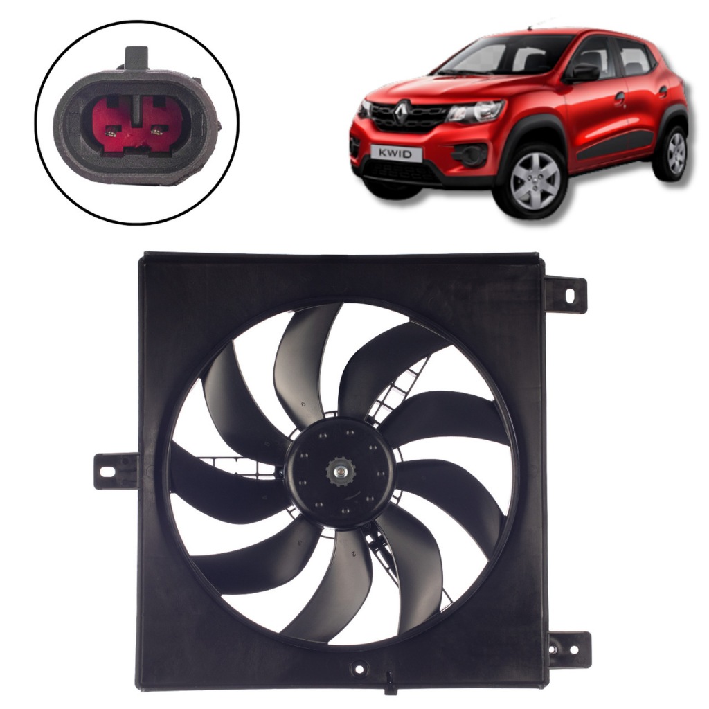 ELETROVENTILADOR/VENTOINHA RENAULT KWID 1.0 2017/2022 em Oferta na Shopee