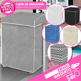 Capa Maquina de Lavar Tampa e Saia Brastemp Electrolux Consul Todos os Tamanhos em Oferta na Shopee