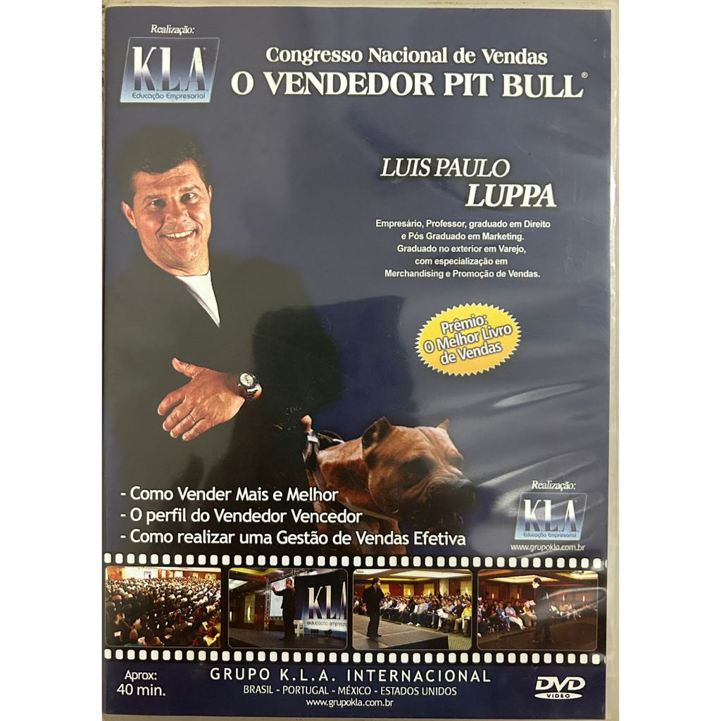 DVD Luis Paulo Luppa - Congresso Nacional de Vendas: O Vendedor Pit Bull