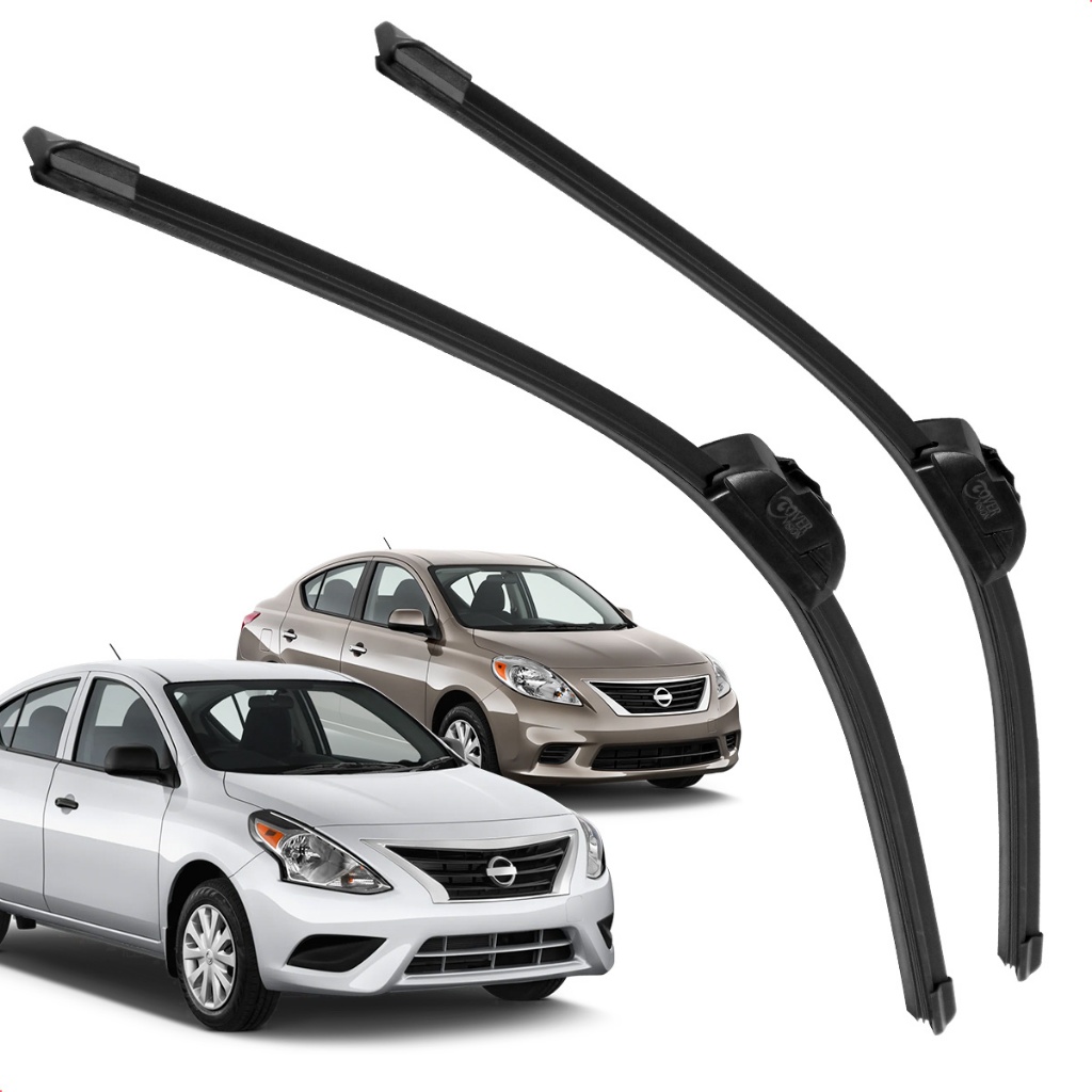 Par Palheta Dianteira Limpadora De Para-Brisa Versa 2011 A 2019 De Silicone em Oferta na Shopee