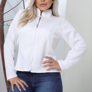 Jaqueta Feminina Gola Padre INVERNO Metalassê em Oferta na Shopee