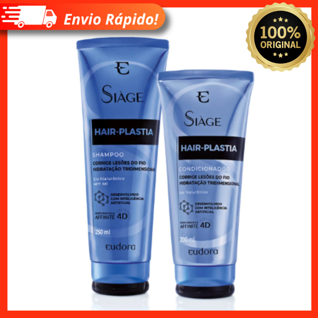 Combo Siàge Hair Plastia Shampoo + Condicionador - Eudora