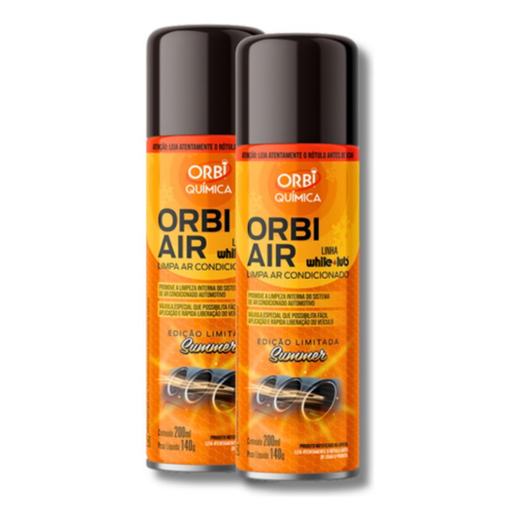 Kit 2 Limpa Ar Condicionado Automotivo Orbi Air Fragrância Summer em Oferta na Shopee