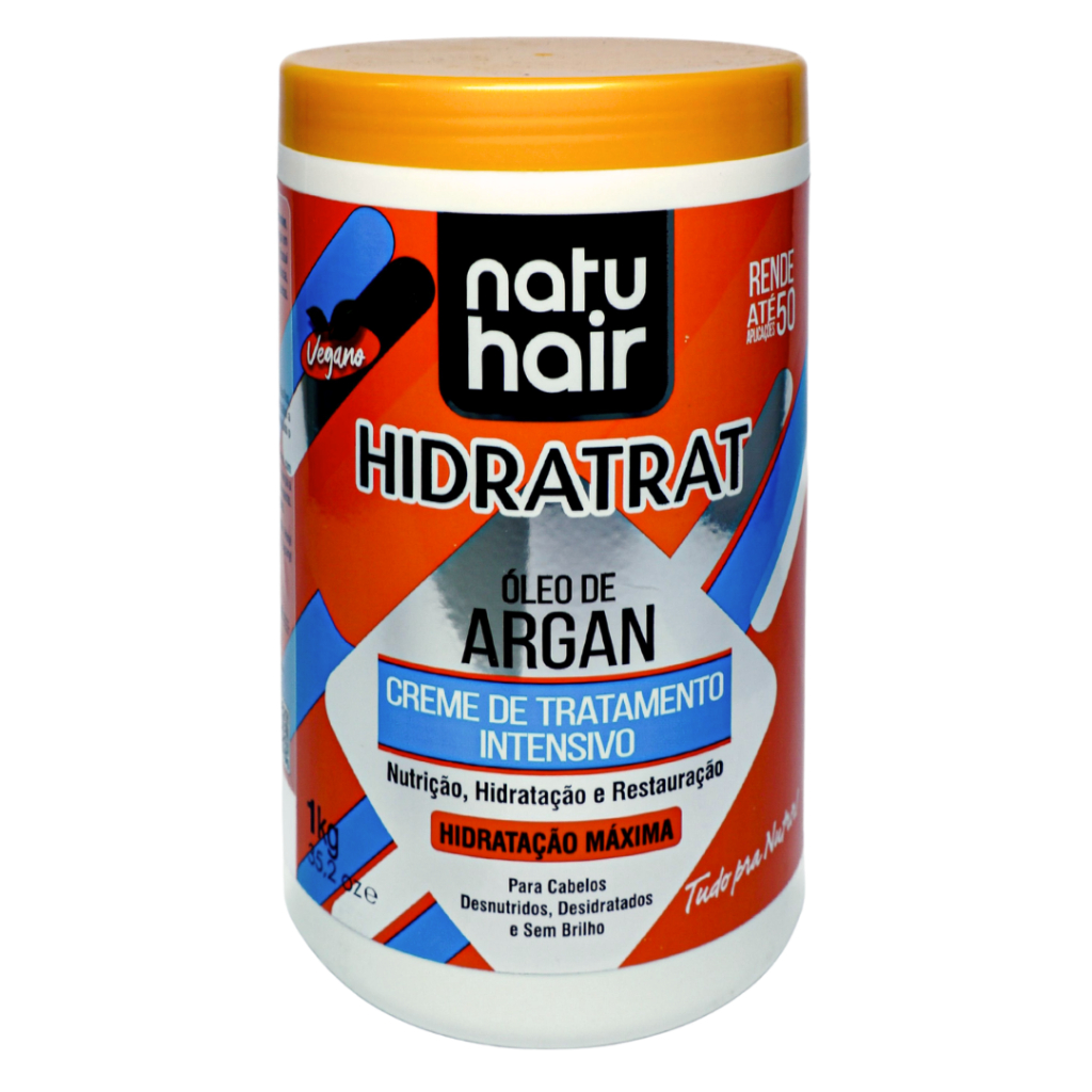 Creme de Tratamento Intensivo Óleo de Argan NatuHair 1kg em Oferta na Shopee