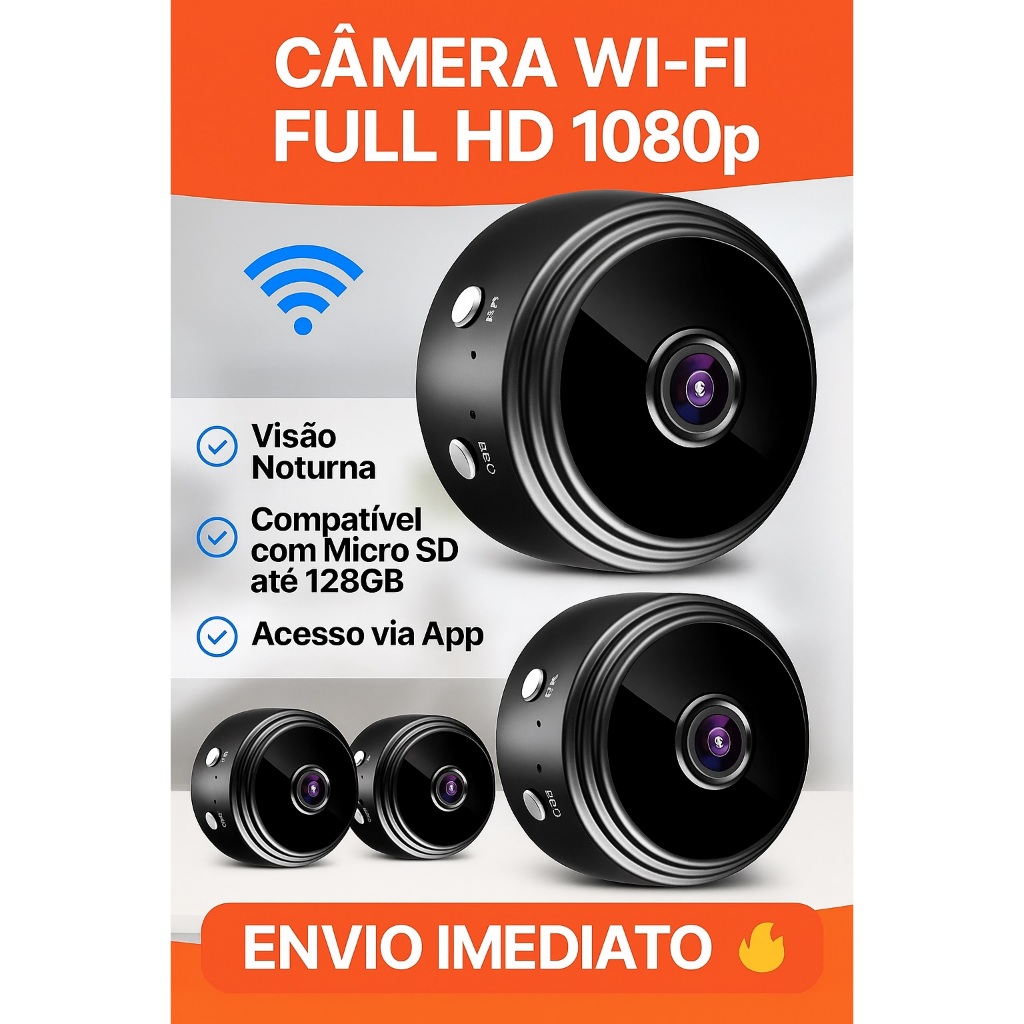 Câmeras Discretas sem Fio: Onde Comprar | BuscaProdutos