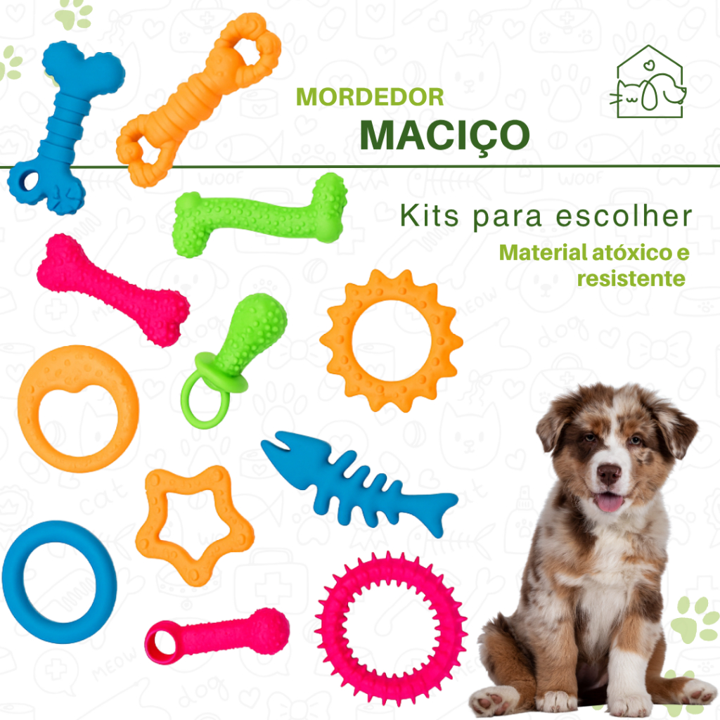Brinquedo Mordedor para Cães Filhotes: Onde Comprar | BuscaProdutos