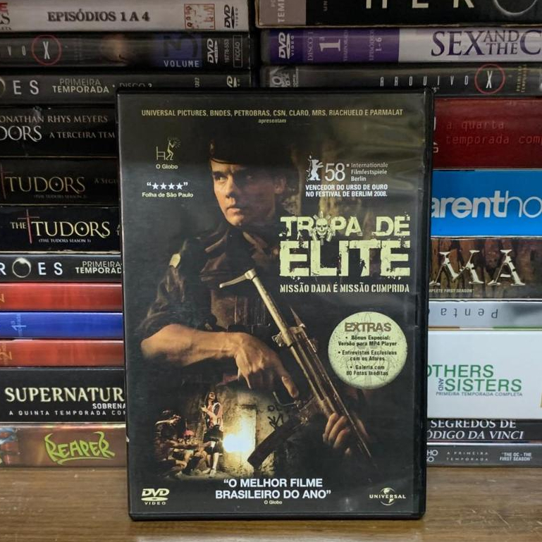 DVD TROPA DE ELITE - MISSÃO DADA É MISSÃO CUMPRIDA