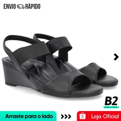 Sandália Usaflex Anabela Feminina 100% Original Com Nota Fiscal e Garantia
