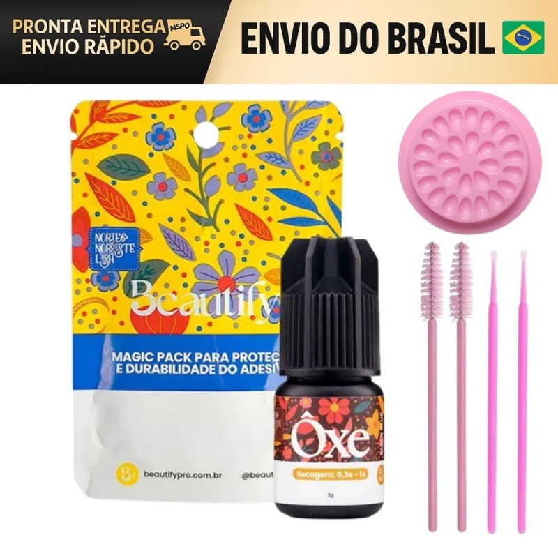 Cola Adesivo Oxe 3ml Nordeste Temperatura Alta Cílios Lashes Design em Oferta na Shopee