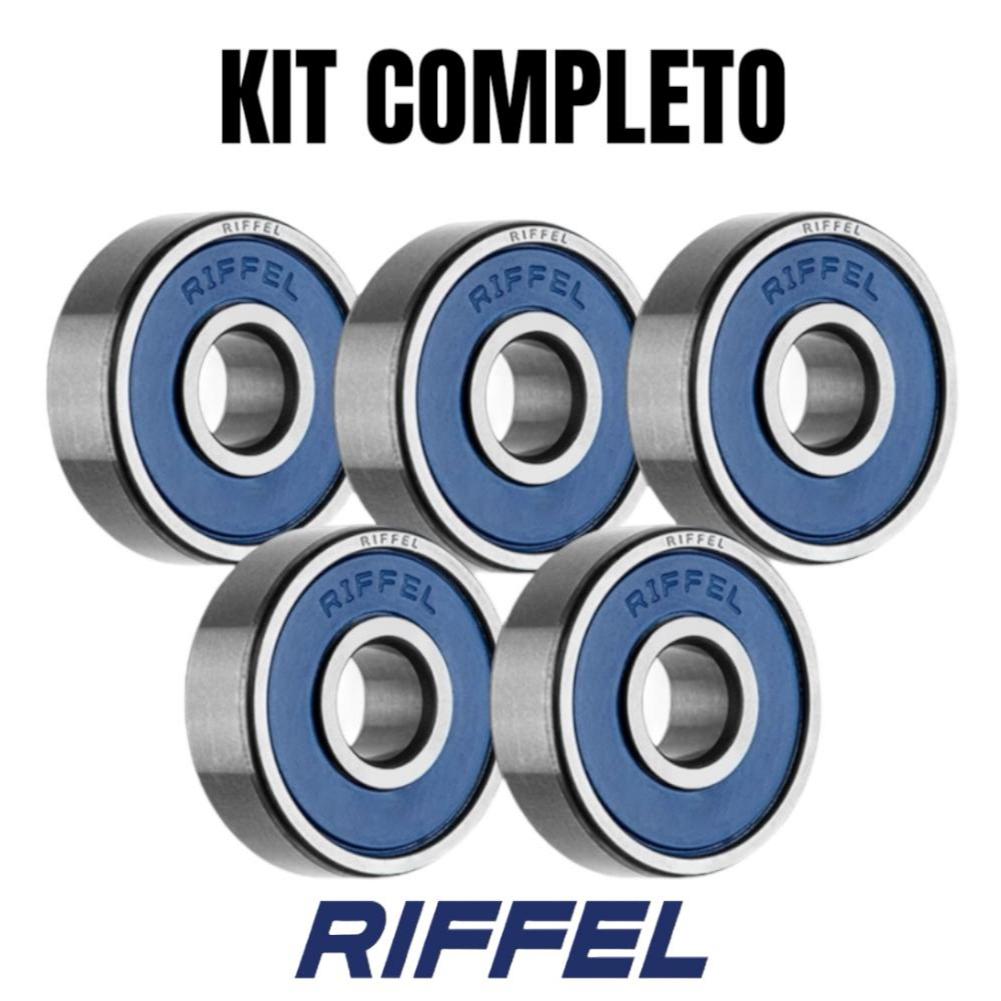 Kit Rolamento POP 100/110 | Diant + Tras + Coroa - Riffel. em Oferta na Shopee
