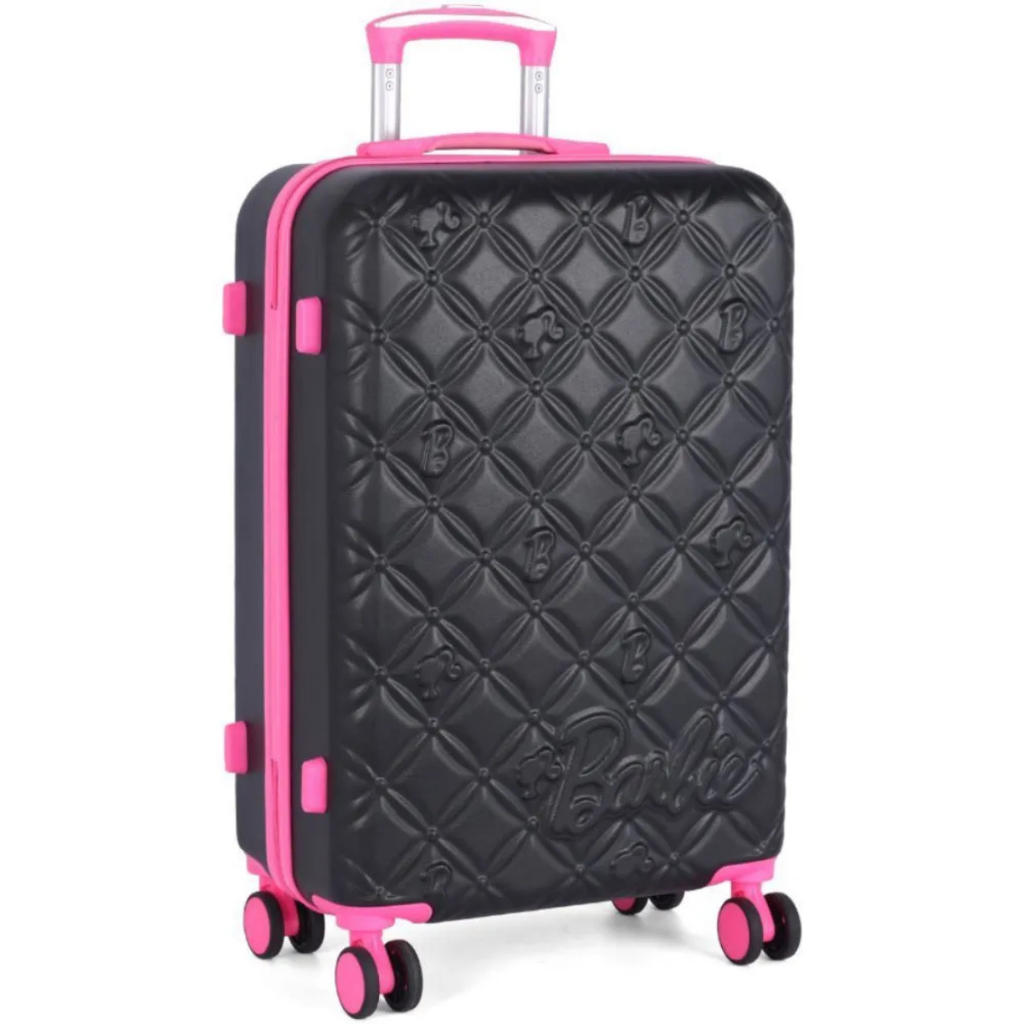 Mala de Viagem Média Barbie Preto 360º Luxcel Lançamento 2025