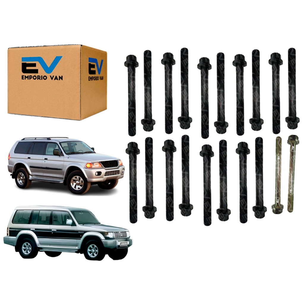 Parafuso Cabecote Pajero 2.8 4m40 4m40t 1992/2007 20 Peças