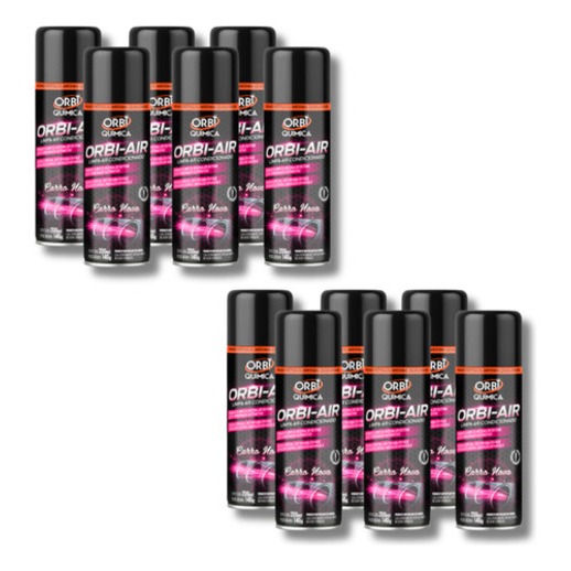 Kit 12 Unid. Higienizador Limpa Ar Condicionado Automotivo Carro Novo - Spare Parts and Accessories for Vehicles
