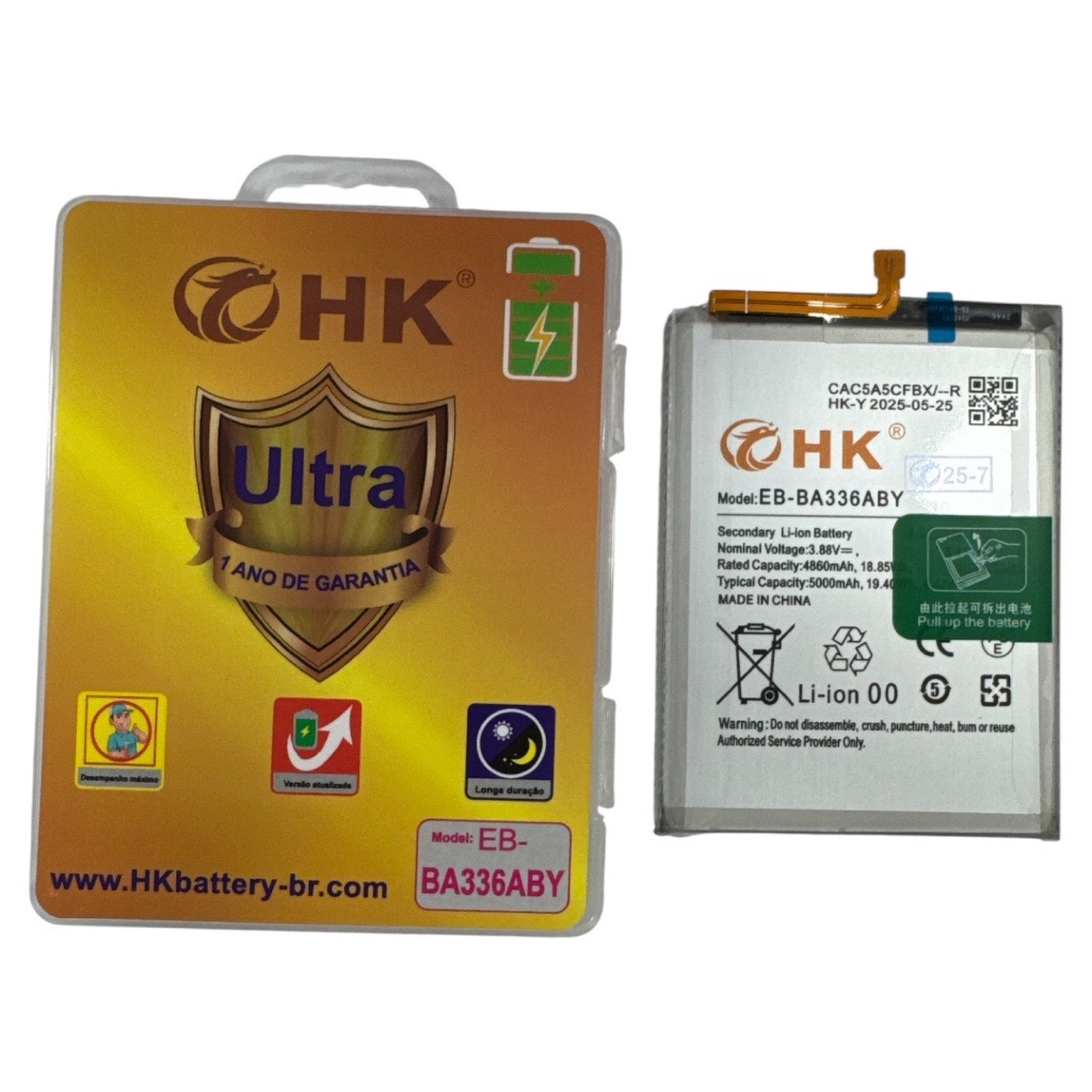 Bateria EB-BA336ABY  Compatível Galaxy A33 5G A53 5G ALTA Capacidade + Maior Duração!