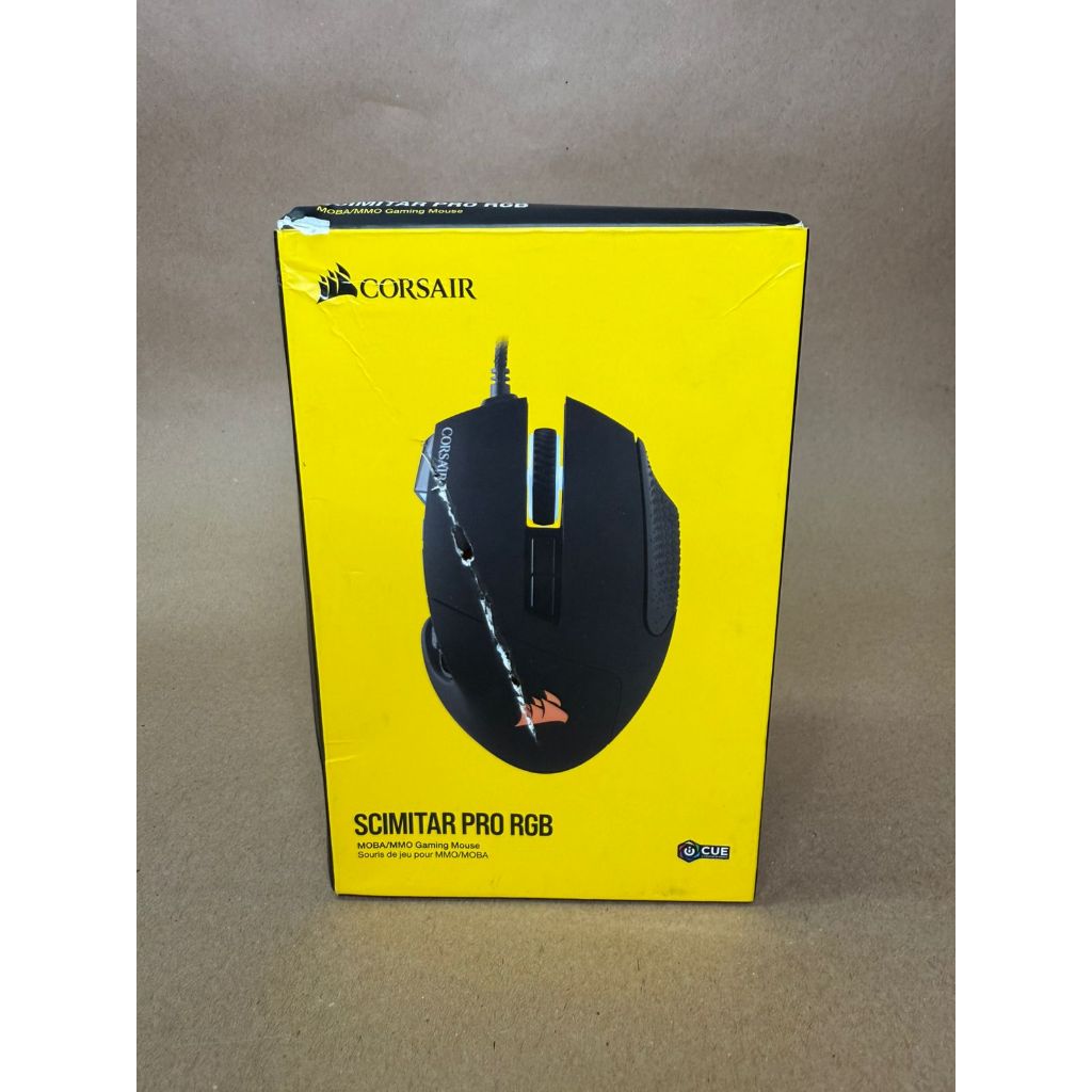 Mouse Gamer Corsair Scimitar PRO, RGB, 16000DPI, 17 Botões, Preto - CH-9304311-NA [OPEN BOX]