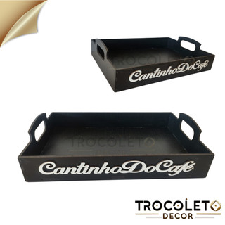 Bandeja de Café da Manhã Grande / Cantinho do Café / BANDEJA DE SERVIR CAFÉ  / TROCOLETO DECOR