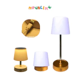 Abajur de mesa recarregável com toque