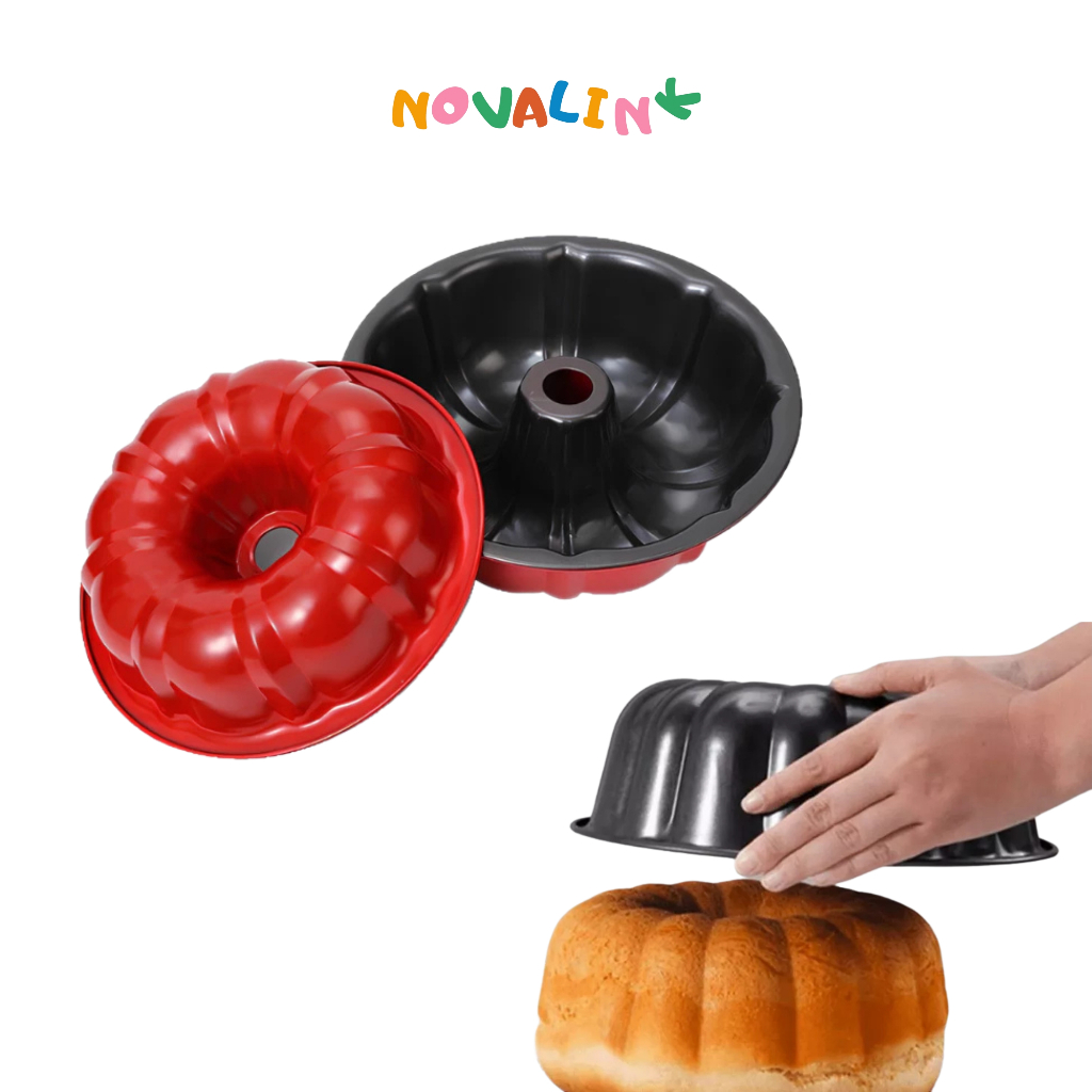 Forma Assadeira Antiaderente Aço Inoxidável Com Furo Central para Cozinha