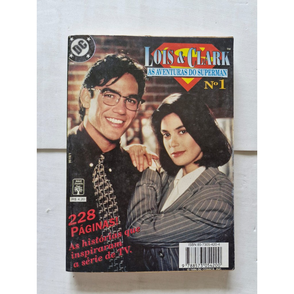 LIVRO, HQ, LOIS & CLARK, AS AVENTURAS DO SUPERMAN, N°1, 9519/1, ED. ABRIL JOVEM - ED. 1996