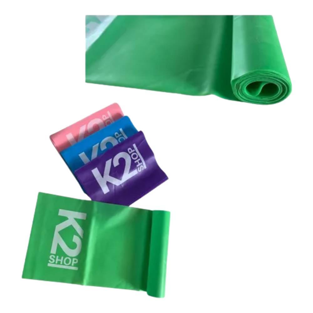 Kit 4 Faixas Elásticas Theraband Resistência Progressiva | Fisioterapia, Yoga, Pilates e Exercícios