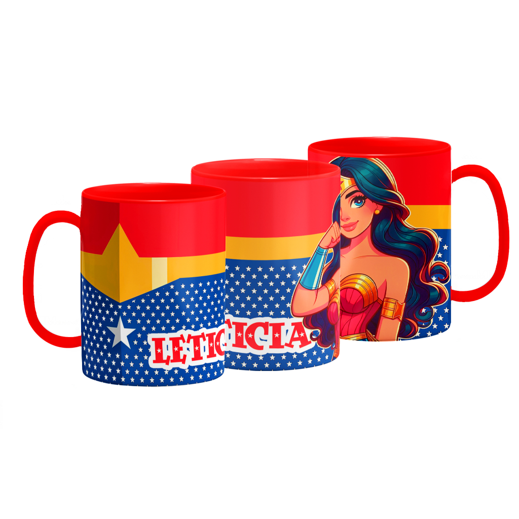 Caneca Mulher Maravilha Infantil: Onde Comprar | BuscaProdutos