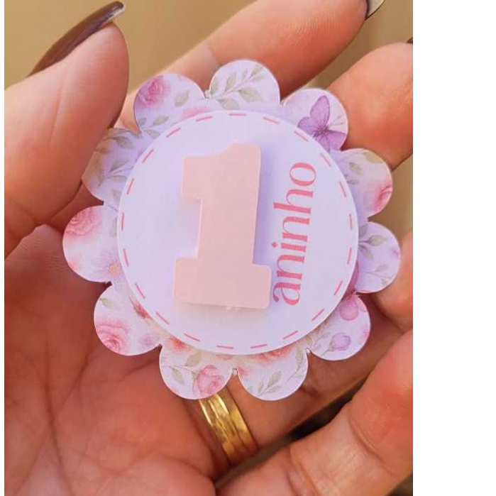 ENVIO IMEDIATO/ Apliques personalizados jardim das borboletas/ lembrancinha de aniversário jardim encantado