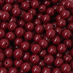 MIÇANGA LEITOSA PLASTICA c furo ( 10 mm ) COR VINHO