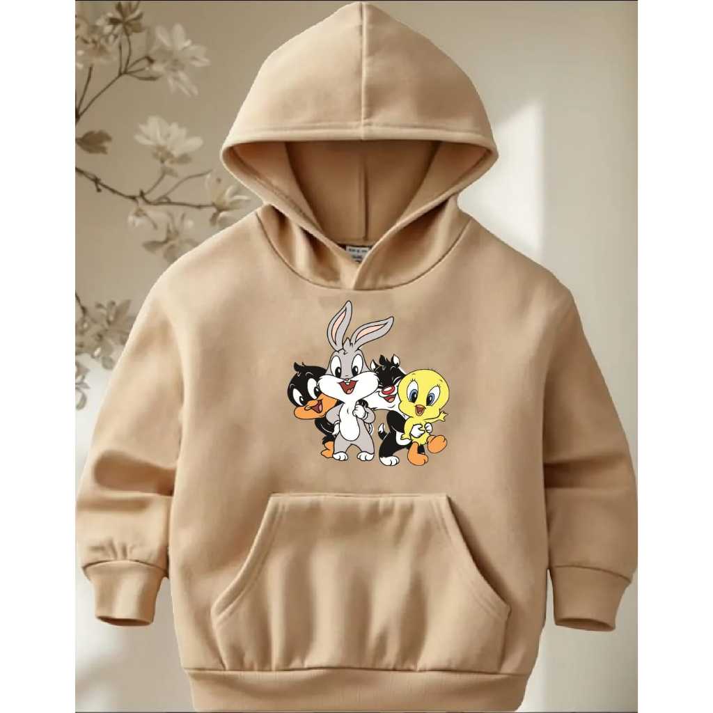 Blusa Moletom Infantil Looney Tunes Desenho Animado Criança unisex menino menina