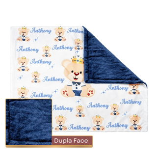 Manta Bebê Personalizada com Nome Mantinha Coberta Infantil Menina e Menino /Entrega Expressa/ lindas em Oferta na Shopee