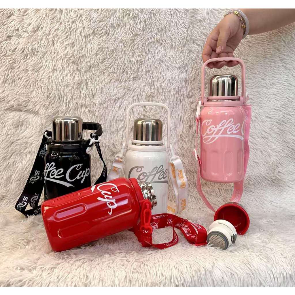 Garrafa  Termica De Cafe De 1000ml Em Aco lnoxidavel 316 de Alta Qualidade em Oferta na Shopee