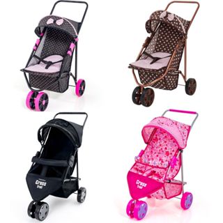 Carrinho de Boneca Milano Poa 3 Rodas para brincar Boneca Reborn Alive Baby em Oferta na Shopee