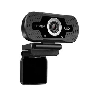 Webcam USB Full HD 1080P WB com Microfone Estéreo C/Cancelamento de Ruído Amplo Ângulo 110° e Tripé