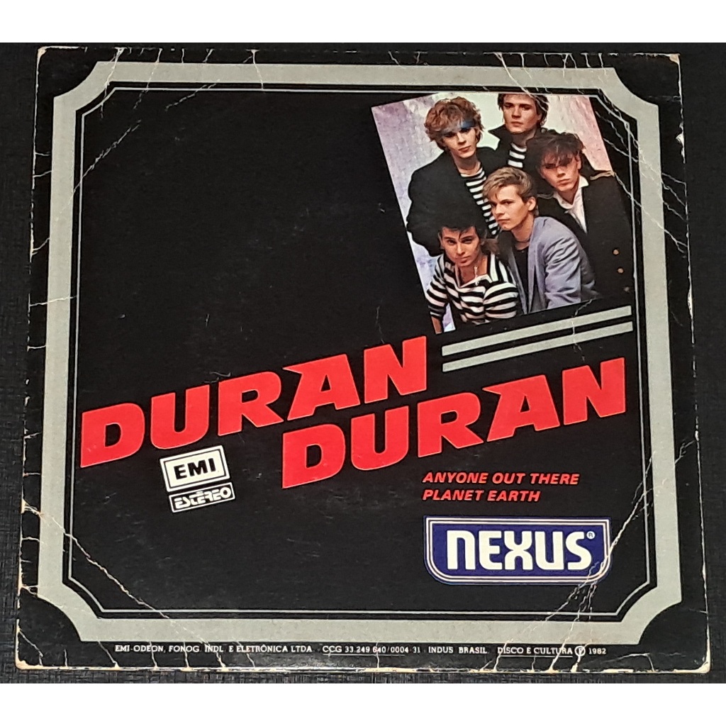 Duran Duran Compacto 7" Anyone out there 1982 Disco Vinil Mega Raro Anos 80 Promocional Nexus Planet Earth Ótimo Estado