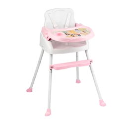 Cadeirinha de Alimentação Infantil Portátil para Bebê 3 em 1 Styll Baby Carros Princesas Mundo Bita