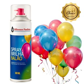 Spray Brilha Balão Renovar Bexiga Buffet Festa 300ml em Oferta na Shopee