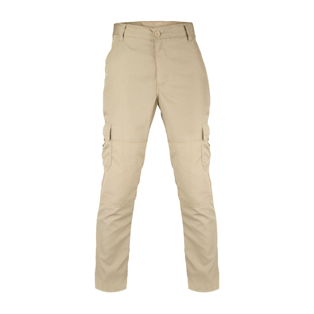 Calça Cargo Militar Masculina RipStop 6 Bolsos Pesca Preta Lisa