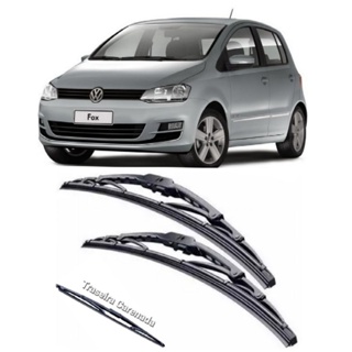 Kit 3 Palhetas de Ferro Parabrisa Original FOX (2003 até 2012) Dianteira + Traseira em Oferta na Shopee