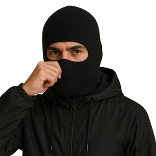 Touca Ninja Balaclava Peluciada Unissex Motoqueiro Frio Proteção Uv50+ presente de Natal em Oferta na Shopee