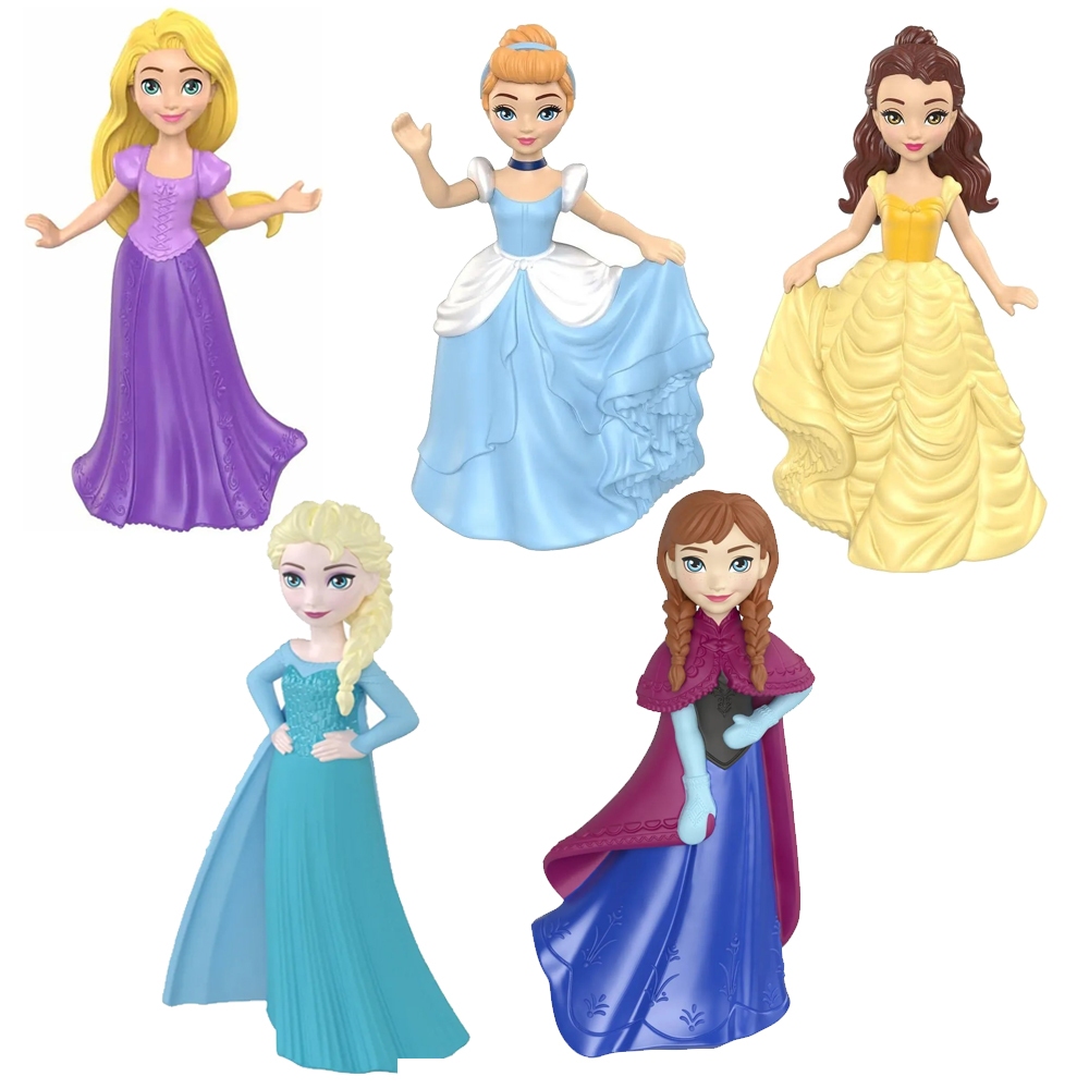 Boneca Disney Mini Princesas 10 CM HLX37 Mattel - Escolha o Modelo em Oferta na Shopee