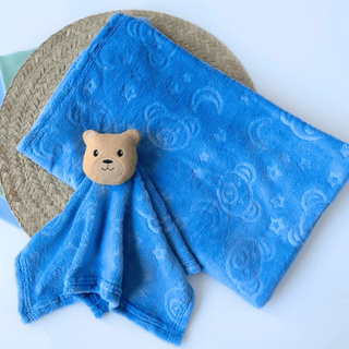 Kit 2 Peças Manta + Naninha Menina Menino 3D Alto Relevo Quentinho Inverno Toque Macio Premium em Oferta na Shopee