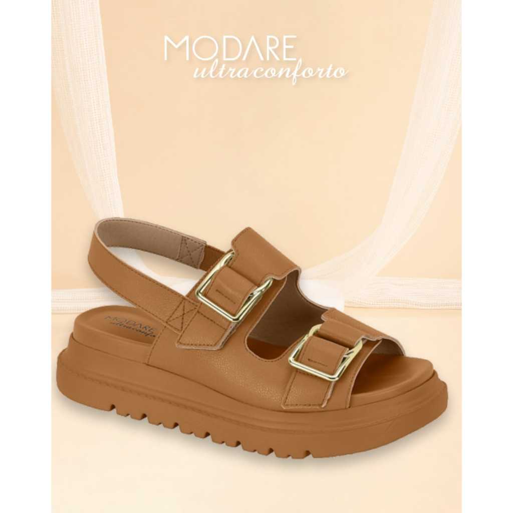 Sandalia Papete Feminina Birke FlatForm Modare Ultraconforto 7200.102
