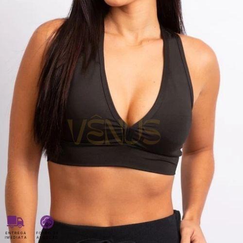 Top Academia Musculaçao Fitne Feminino Confortavel Treino, Praia com elastano em Oferta na Shopee