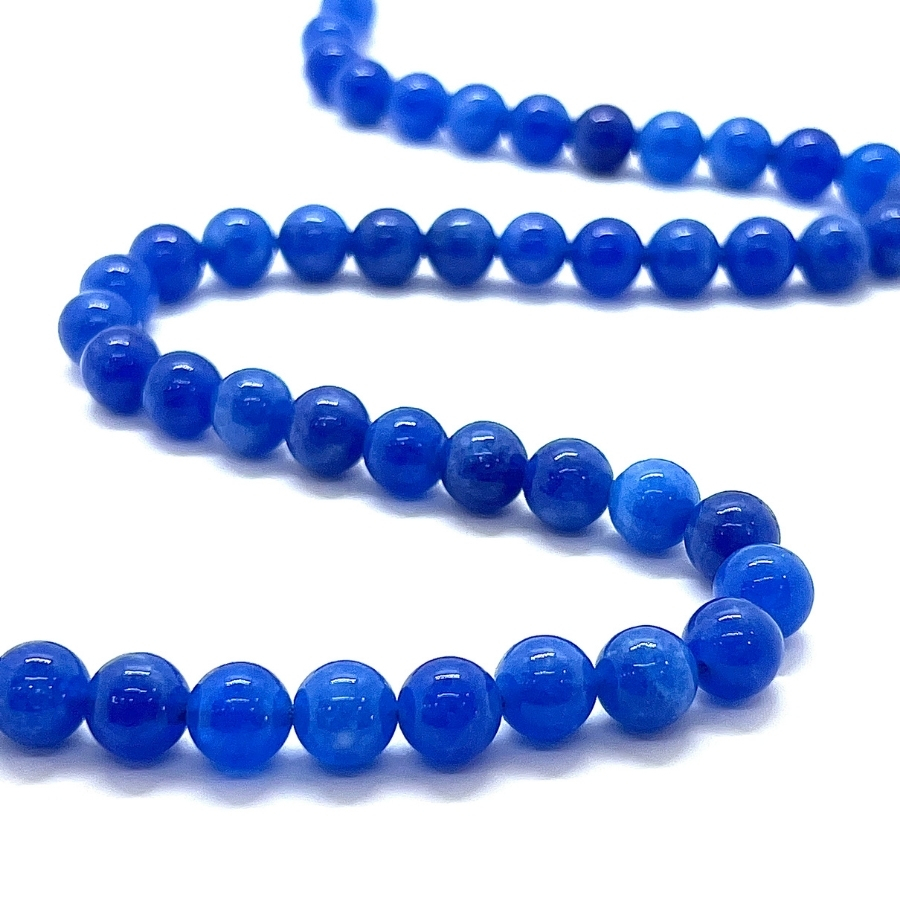 Imagem Fio de Contas de Pedras Naturais 8mm – Ideal para Japamala, Guia, Terço, Pulseiras e Colares de Proteção