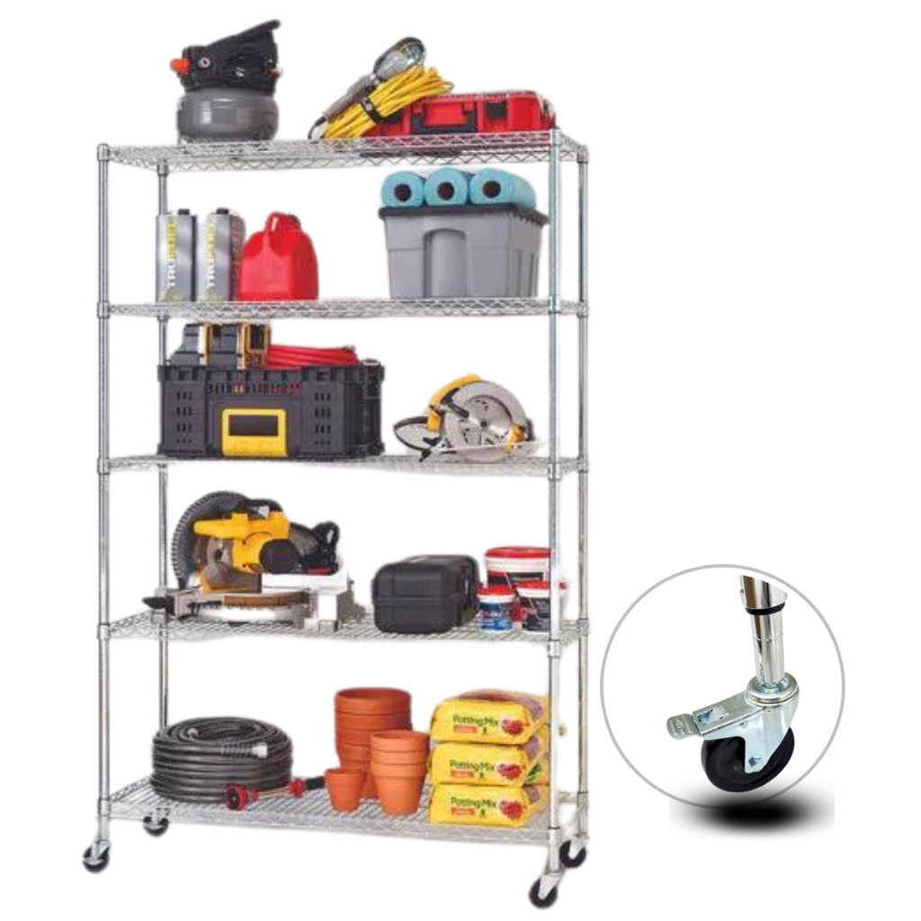 Estante Aço Inox 5 Prateleira Industrial Cozinha 1,92m em Oferta na Shopee