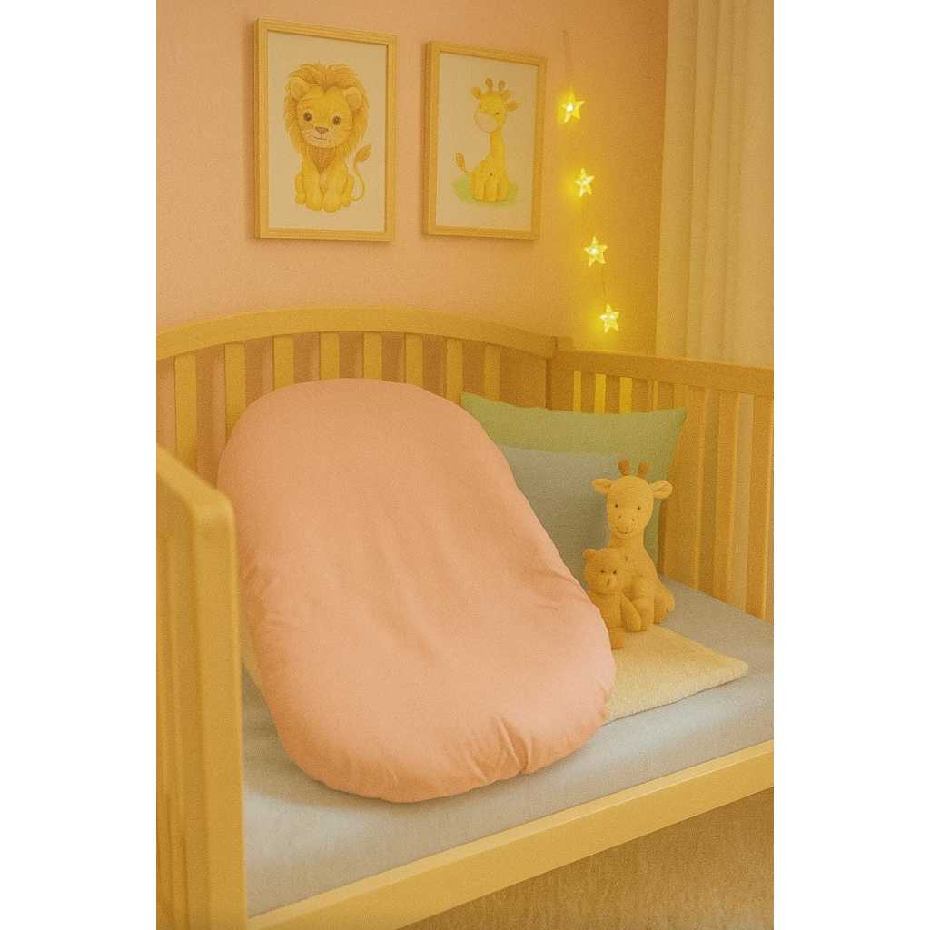 Capa para ninho redutor casulinho tamanho M 80CM X 50CM X 10CM  kit berço