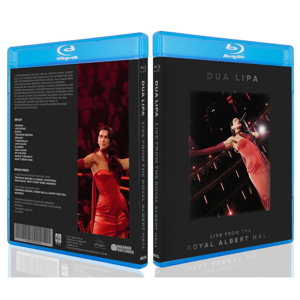 Bluray Dua Lipa – An Evening With Dua Lipa (Live From Royal Albert Hall - Radical Optimism)