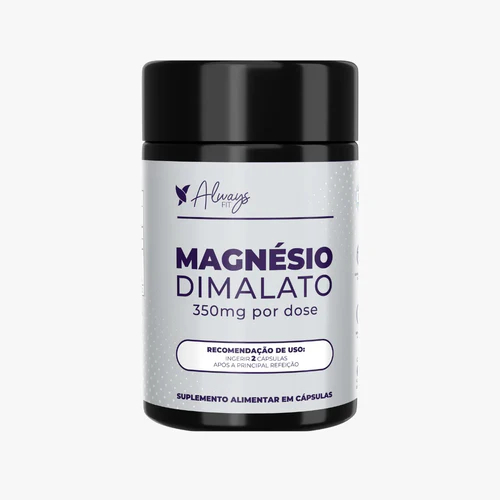 Magnésio Dimalato - 60 Cápsulas - 1 Unidade