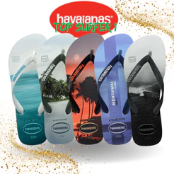 Chinelo Top Surfer I Estampas com Fotografias de Lindas Paisagens Tropicais Masculino