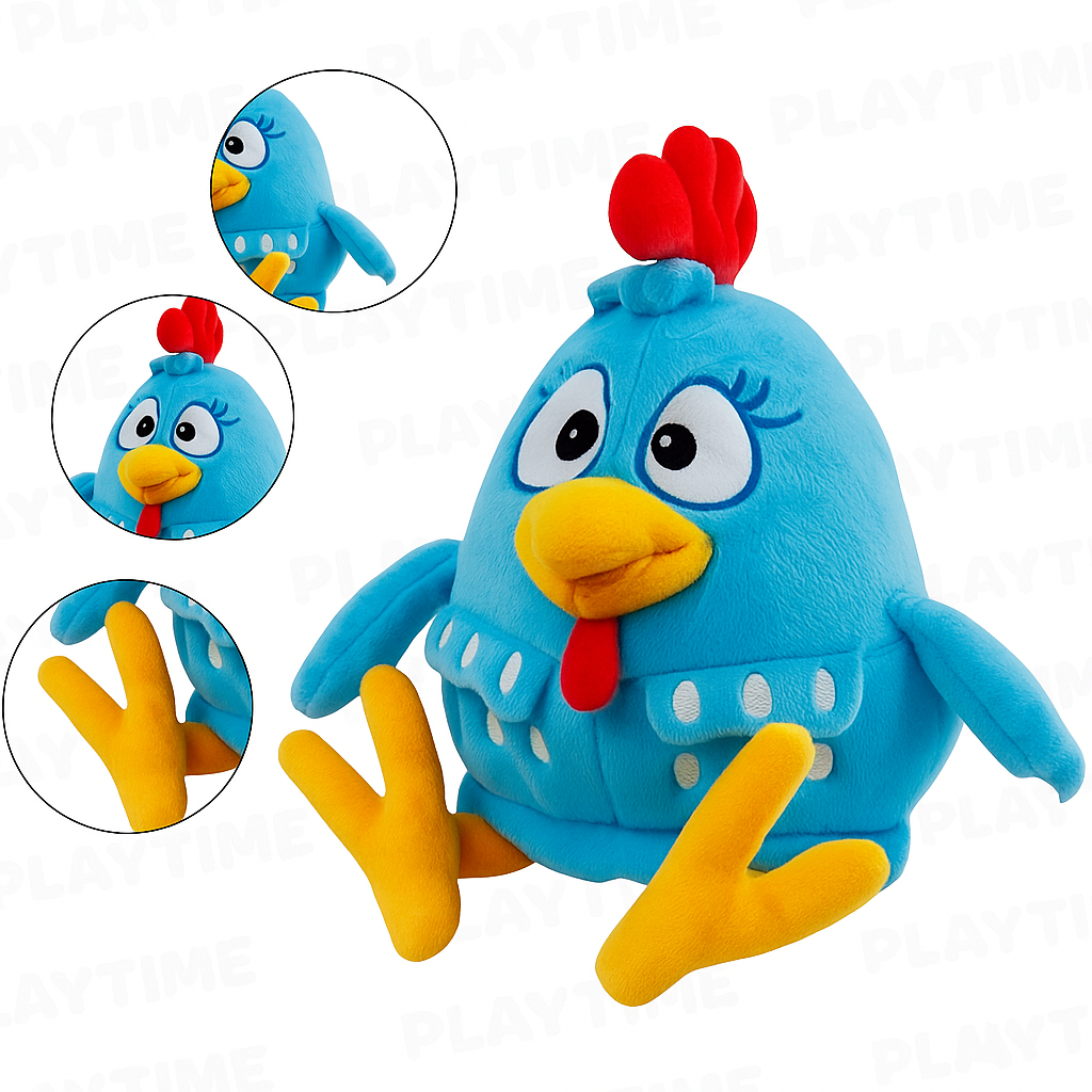 Pelúcia Galinha Pintadinha  Musical 35 Cm Boneco Antialergico